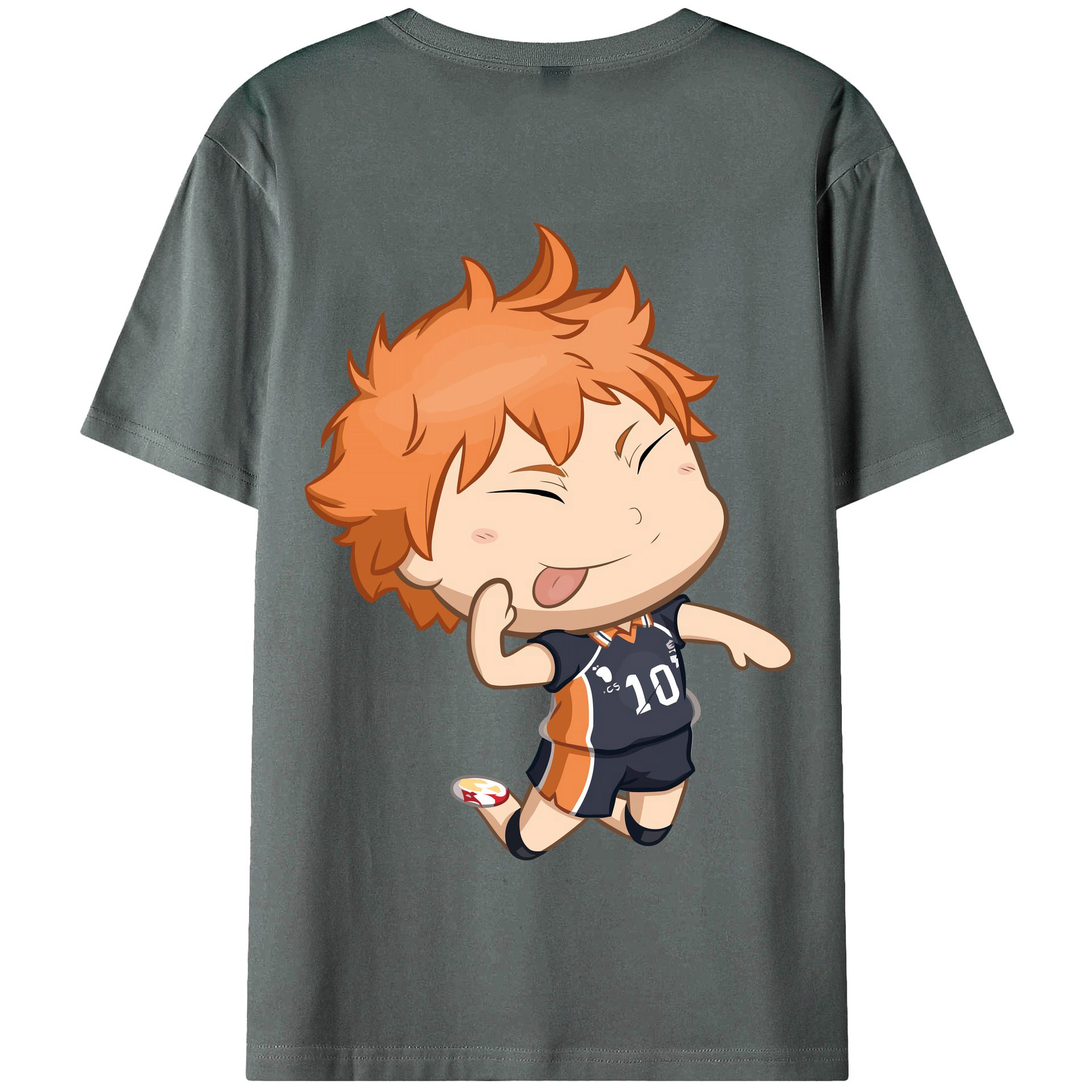 （画像用） ハイキュー!! Haikyu!! 綿100％半袖Tシャツ（背面プリント）